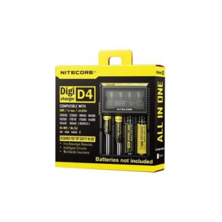 NITECORE INTELLICHARGER D4 LCD Battery Charger (EURO Plug, Black)
